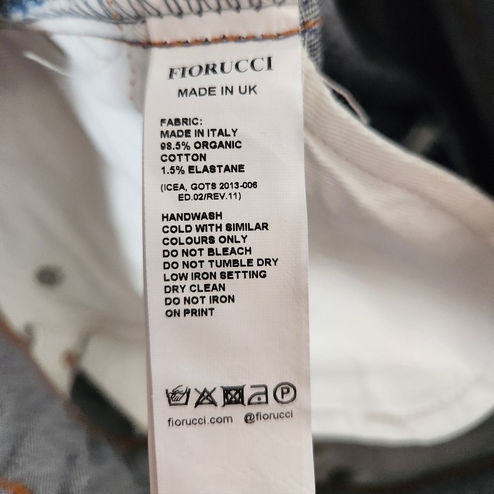 Fiorucci Slim Tapered Leg Jeans - Picture 6 of 6